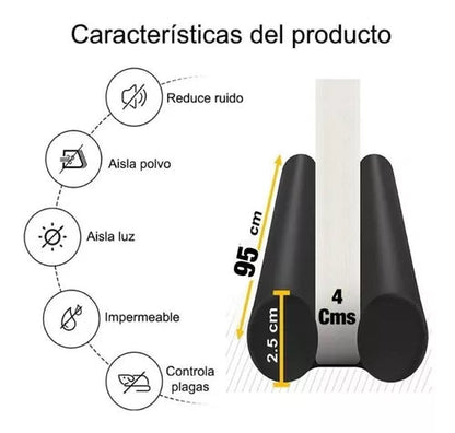 Protector de Puertas 3 en 1: Polvo, Insectos y Temperatura 🔥❄️"