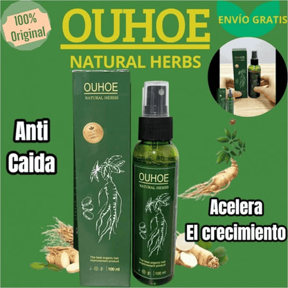 🌿 Tónico Capilar 100% Natural que Reactiva el Crecimiento. ¡Revive tu Cabello! Llévate 2 por el Precio de 1 – 100% Natural