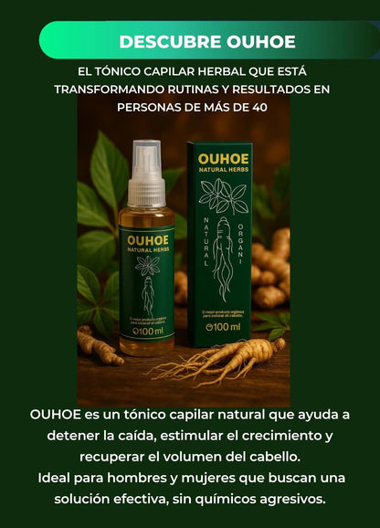 🌿 Tónico Capilar 100% Natural que Reactiva el Crecimiento. ¡Revive tu Cabello! Llévate 2 por el Precio de 1 – 100% Natural